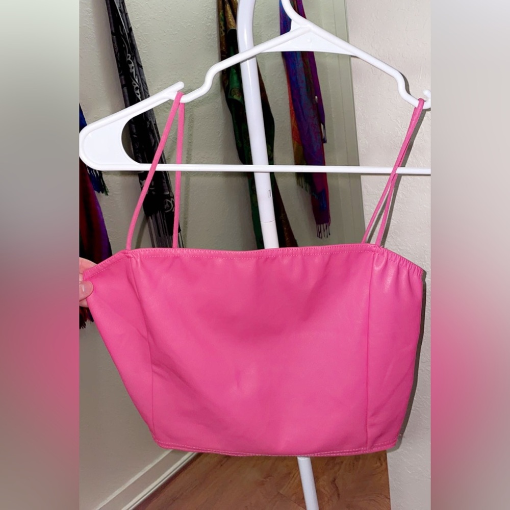 Pretty little thing pink tank top size 6